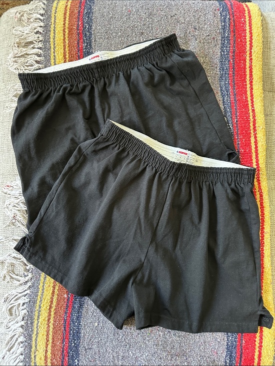 Soffe Pants - 2-Pair of Soffe Black Women's Athletic Elastic Waist Shorts